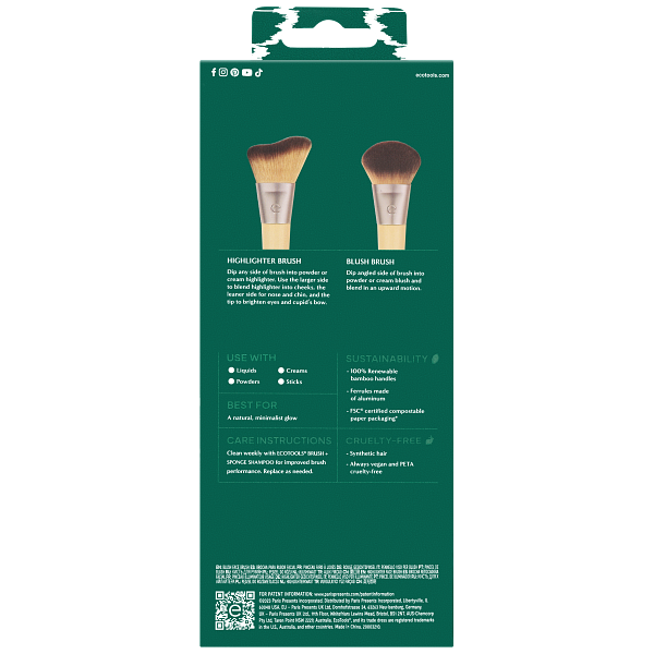 Blush & Highlight Brush Duo